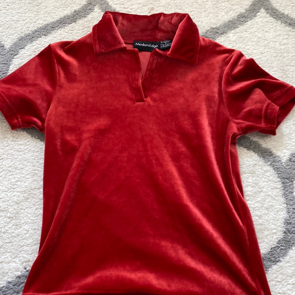 Vintage Velvet collar shirt